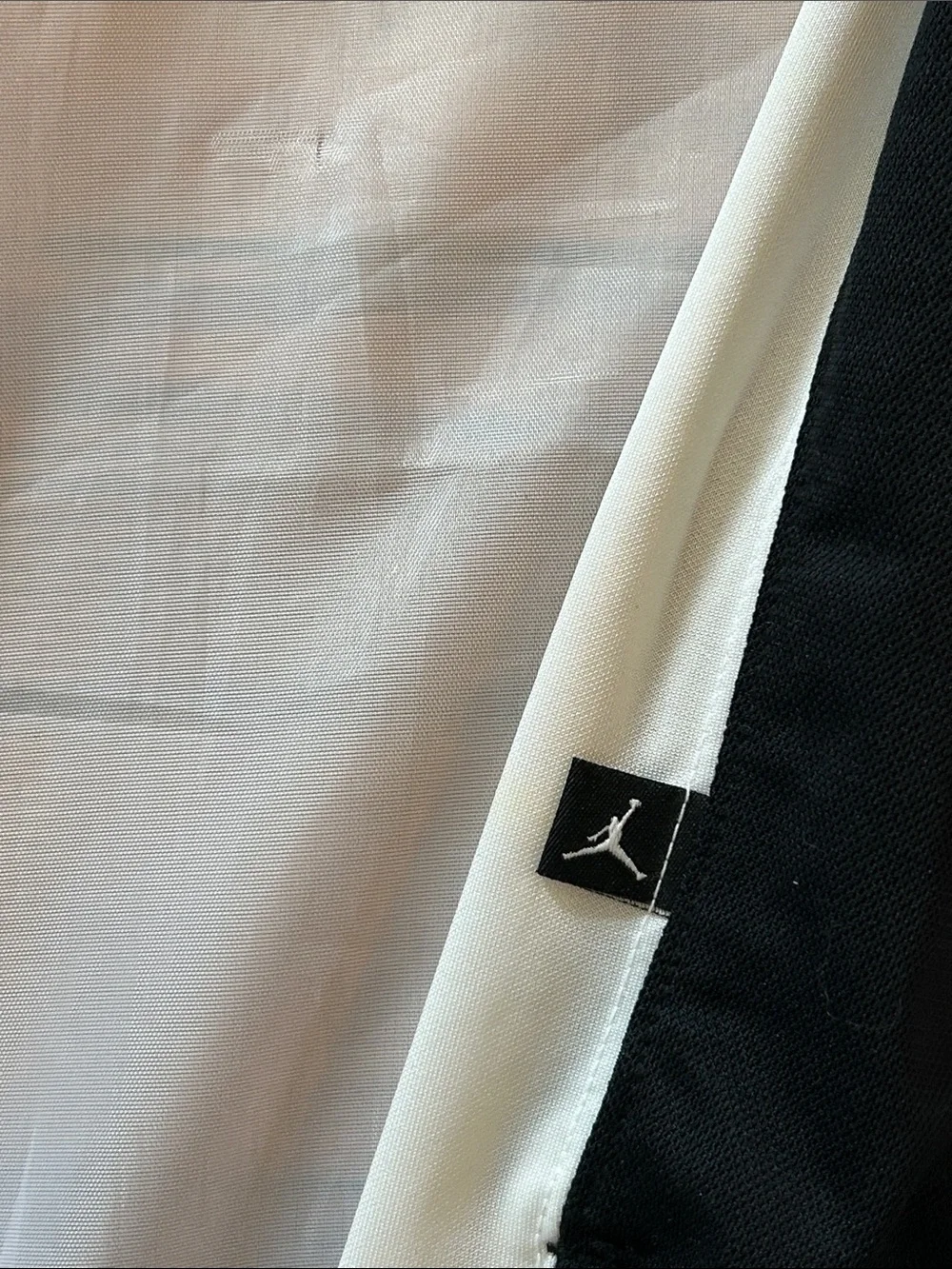 Jordan Black Track Pants with White Side Panels